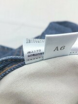 ◇ UNIQLO ユニクロ U ワイドシルエット ジーンズ デニム パンツ サイズ27 ブルー レディース P_画像6