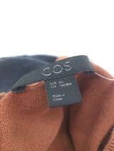 ◇ COS コス 半袖 ロング ワンピース サイズEUR XS CN160/80A ブラウン ネイビー レディース P_画像4