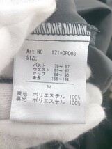 ◇ Supreme.La.La. シュープリーム ララ 花柄 フラワー 七分袖 ロング ワンピース サイズM ブラック マルチ レディース P_画像5