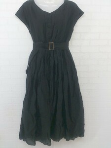 * * natural couture натуральный kchu-ruV шея короткий рукав колени внизу длина One-piece размер F черный женский P