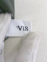 ◇ ViS ビス バンドカラー 長袖 膝下丈 ワンピース サイズ F カーキ レディース P_画像4