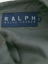 ◇ POLO RALPH LAUREN ポロ ラルフローレン ノースリーブ ミニ ノーカラー ワンピース サイズ 7 グレー レディース P_画像4