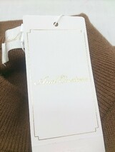 ◇ ●未使用● ◎ And Couture アンドクチュール タグ付き 長袖 膝丈 ニット ワンピース サイズ38 ブラウン系 レディース P_画像5