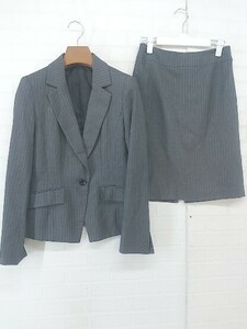 * JAYRO Gyro 1B knees height single skirt suit setup size S gray series lady's P