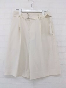 * * NOBLE noble 20 year made bell tedo short pants size 36 ivory series lady's P