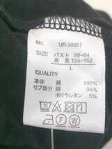 ◇ URBAN ISLAND SOCIETY アーバンアイランドソサエティ ポケット 半袖 Tシャツ カットソー サイズL ブラック レディース P_画像5