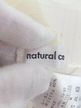 ◇ ◎ natural couture ナチュラル クチュール NICE CLAUP 七分袖 ロング ワンピース サイズM ベージュ系 レディース P_画像4