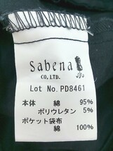 ◇ sabena サベナ ストレッチ パンツ サイズ38 ブラック レディース P_画像5