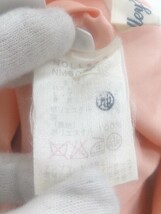 ◇ NOLLEY'S ノーリーズ デザインポケット 半袖 ミニ ワンピース サイズ38 オレンジ レディース P_画像5