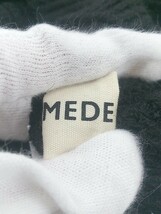 ◇ MEDE19F メデジュウキュウ タートルネック 長袖 膝下丈 ニット ワンピース サイズM ブラック レディース P_画像4