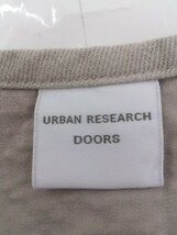 ◇ URBAN RESEARCH DOORS リネン混 ワイド パンツ サイズ 36 ベージュ レディース P_画像4