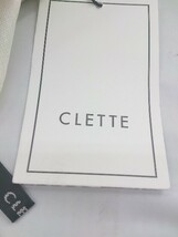 ◇ ◎ ●未使用● CLETTE タグ付き Vネック 七分袖 膝下丈 ワンピース サイズLL ライトグリーン系 レディース P_画像5