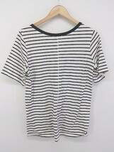 ◇ SLOBE IENA スローブイエナ ボーダー 半袖 Tシャツ カットソー ブラック ホワイト レディース P_画像3