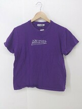 ◇ MILKFED. ミルクフェド ロゴ 半袖 Tシャツ カットソー サイズ S パープル レディース P_画像1