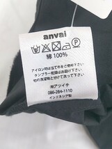 ◇ anvai チャイナ風 スリット 長袖 ロング ワンピース ブラック レディース P_画像4