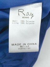 ◇ Ray BEAMS レイ ビームス ショート丈 長袖 コーチ ジャケット ブルー レディース P_画像5