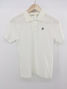 ◇ THEATRE PRODUCTS シアタープロダクツ 半袖 ポロシャツ カットソー ホワイト レディース P