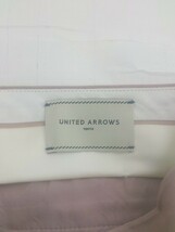 ◇ UNITED ARROWS ユナイテッドアローズ センタープレス パンツ サイズ34 ピンク レディース P_画像4