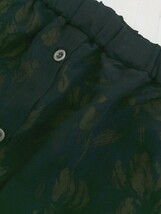 ◇ ◎ JEANASIS タグ付き 花柄 レイヤード パンツ サイズF ブラック マルチ レディース P_画像8