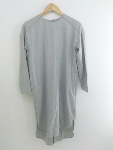 ◇ apart by lowrys アパートバイ ローリーズ 長袖 膝下丈 ワンピース サイズF グレー系 レディース P