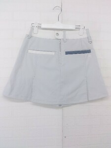 ◇ FILA フィラ ミニ キュロット スカート サイズM グレー レディース P