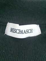 ◇ MISCH MASCH ミッシュマッシュ 装飾 ハイネック リブ 長袖 ニット セーター サイズM ブラック レディース P_画像4