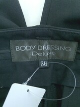 ◇ BODY DRESSING Deluxe センタープレス パンツ サイズ36 ブラック レディース P_画像4