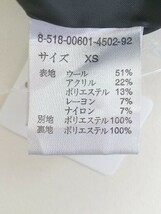 ◇ MISCH MASCH ミッシュマッシュ メランジ調 膝丈 タイト スカート サイズXS ブラック ホワイト系 レディース P_画像5