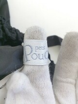 ◇ Petit Poudre プチプードル フォーマル ノースリーブ ミニ ワンピース ブラック レディース P_画像4