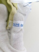 ◇ ◎ ●未使用● OLIVE des OLIVE オリーブ デ オリーブ ウエストゴム パンツ サイズF グリーン レディース P_画像4