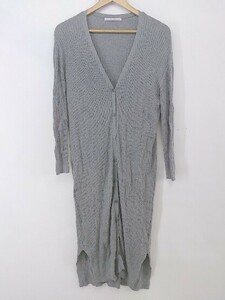 * KBFke- Be efURBAN RESEARCH rib knitted long sleeve long cardigan size One gray lady's P