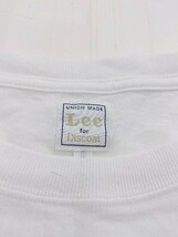 ◇ Lee リー プリント 五分袖 Tシャツ カットソー サイズS ホワイト系 レッド系 ブルー系 レディース P_画像4