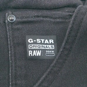 ◇ G-STAR RAW ジースターロー ウエストゴム ストレッチ デニム パンツ サイズ23/28 ブラック レディース Pの画像4