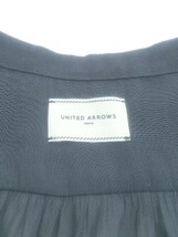 ◇ UNITED ARROWS ユナイテッドアローズ ノースリーブ シャツ ブラウス サイズ38 グレー レディース P_画像4