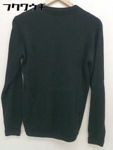 ◇ HARE ハレ ケーブル編み 長袖 ニット セーター サイズS ブラック ネイビー グレー系 メンズ_画像3