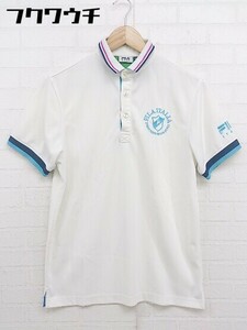 ◇ ◎ FILA フィラ GOLF 半袖 ポロシャツ サイズM オフホワイト メンズ