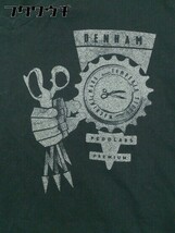 ◇ DENHAM デンハム プリント 半袖 Tシャツ カットソー サイズXS ブラック メンズ_画像5