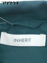 ◇ INHERIT インヘリット 長袖 シャツ サイズM グリーン系 メンズ_画像5