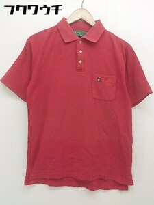 * Munsingwear Munsingwear wear deer. . polo-shirt with short sleeves size M red men's 