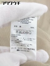 ◇ adidas アディダス 半袖 ポロシャツ サイズM ベージュ メンズ_画像6