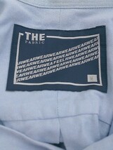 ◇ THE FABRIC ボタンダウン コットン100% 長袖 シャツ サイズM ブルー メンズ P_画像4