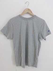 ◇ Champion チャンピオン キッズ 子供服 半袖 Tシャツ カットソー サイズ170 グレー メンズ P