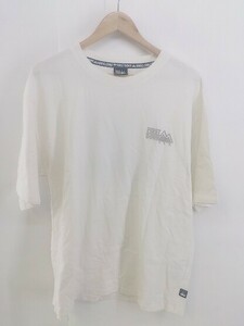 ◇ FIRST DOWN ファーストダウン 半袖 Tシャツ カットソー サイズXL ホワイト メンズ P