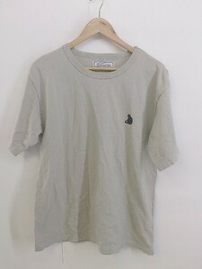 ◇ NOLLEY'S Light ノーリーズ プリント クルーネック 半袖 Tシャツ カットソー サイズL ライトグレー系 メンズ P