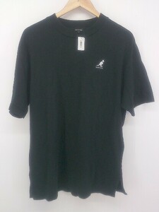 ◇ FREAK'S STORE フリークスストア ロゴ刺繍 バックプリント 半袖 Tシャツ カットソー サイズF ブラック メンズ P