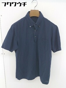 * green label relaxing green lable UNITED ARROWS button down BD polo-shirt with short sleeves size M navy men's 