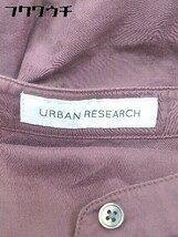 ◇ ◎ URBAN RESEARCH スタンドカラー ノースリーブ 膝下丈 シャツ ワンピース サイズ F パープル系 レディース_画像5