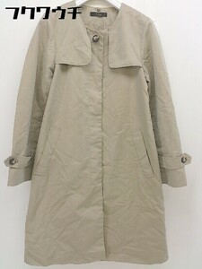 ◇ URBAN RESEARCH ROSSO アーバンリサーチ ロッソ 長袖 ノーカラー コート サイズF ベージュ レディース