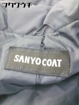 ■ SANYO サンヨー 長袖 ダウン ジャケット コート サイズ9 ネイビー レディース_画像4