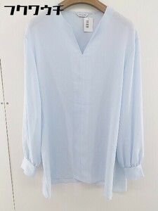 ◇ maker's shirt 鎌倉 メイカーズシャツ カマクラ 長袖 シャツ ブラウス サイズ40 ライトブルー レディース